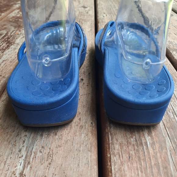 Vionic High Tide Blue Thong Arch Support Flip-Flop Orthopedic Sandals Size 8 - Picture 10 of 14